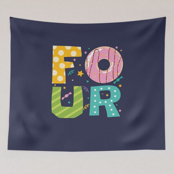Item preview, Donut Birthday For 4 Year Old designed and sold by jaygo.