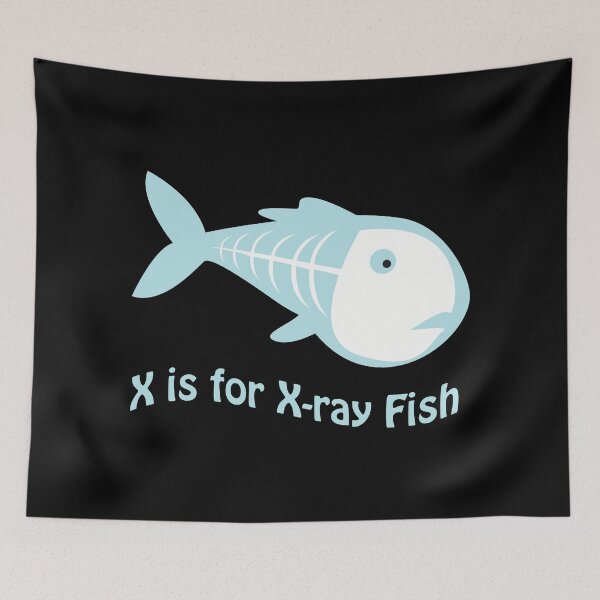 Item preview, X is for X-ray Fish designed and sold by Hedgie Designs.