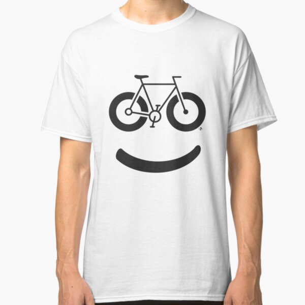 Bike Smile (black ink) Classic T-Shirt