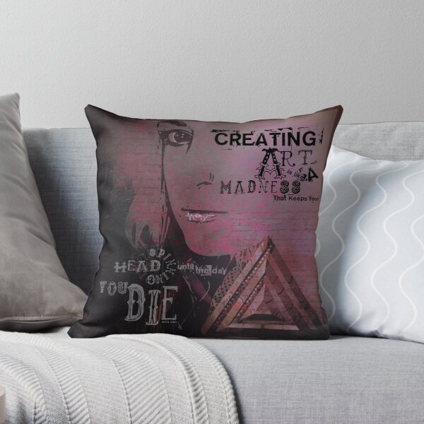 CREATING ART Throw Pillow