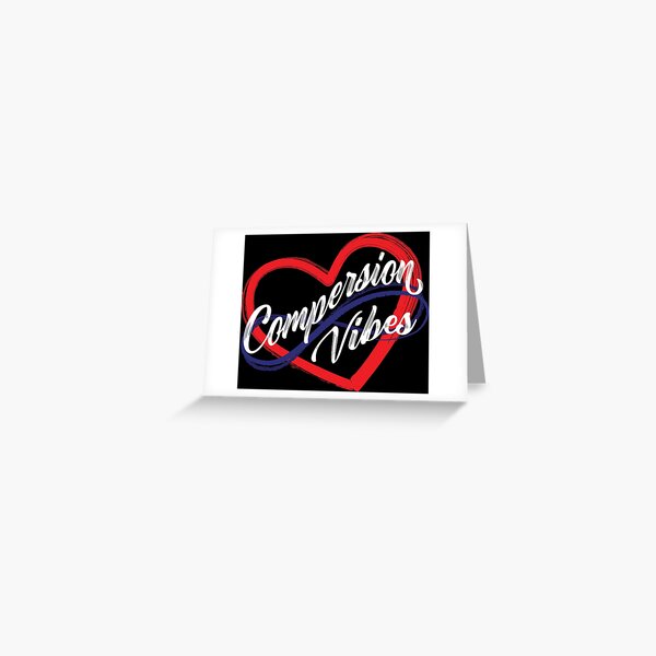 Polyamory Heart Compersion Vibes Greeting Card