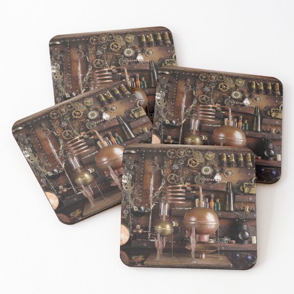 Item preview, Steampunk pharmacy distiller designed and sold by Cinzia Murgia.