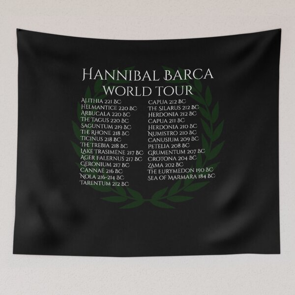 Item preview, Hannibal Barca World Tour designed and sold by Styrman.