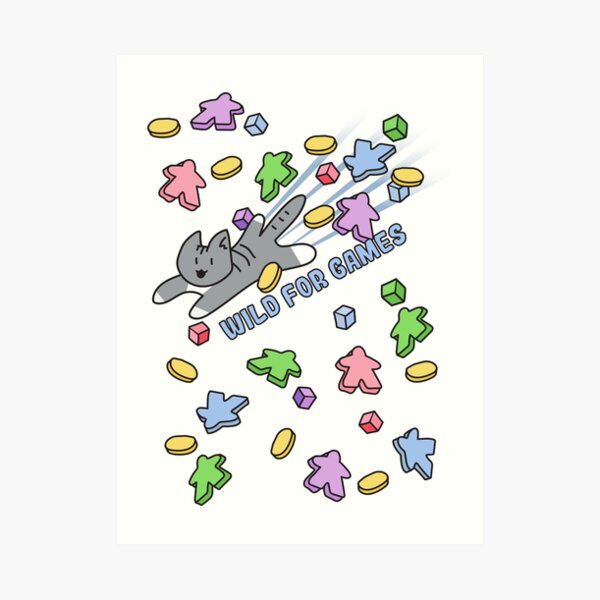 Wild For Games Art Print