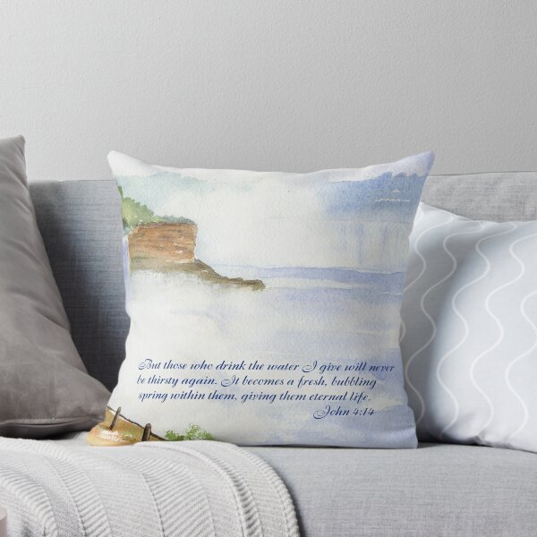 Item preview, Living Water: John 4:14 designed and sold by Diane Hall Watercolors.