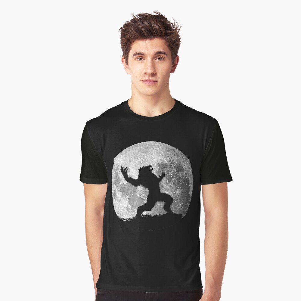 Werewolf Rage At The Moon T Shirt By Viergacht Redbubble 