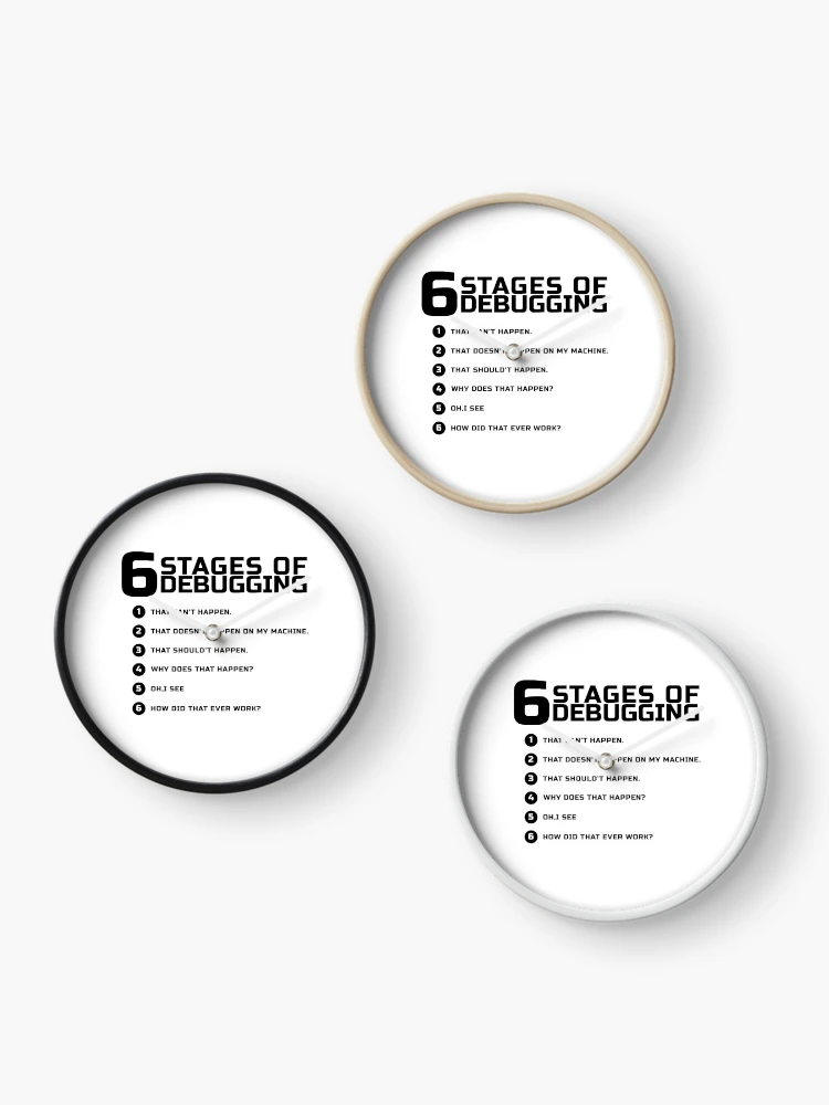 Thumbnail 3 of 4, Clock, Debugging designed and sold by xeron32.