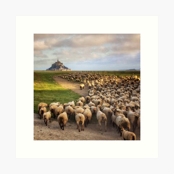 Mont Saint-Michel Impression artistique