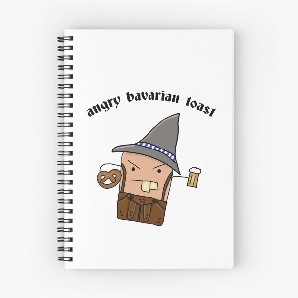 Item preview, angry bavarian toast oktoberfest design designed and sold by heisennerd.