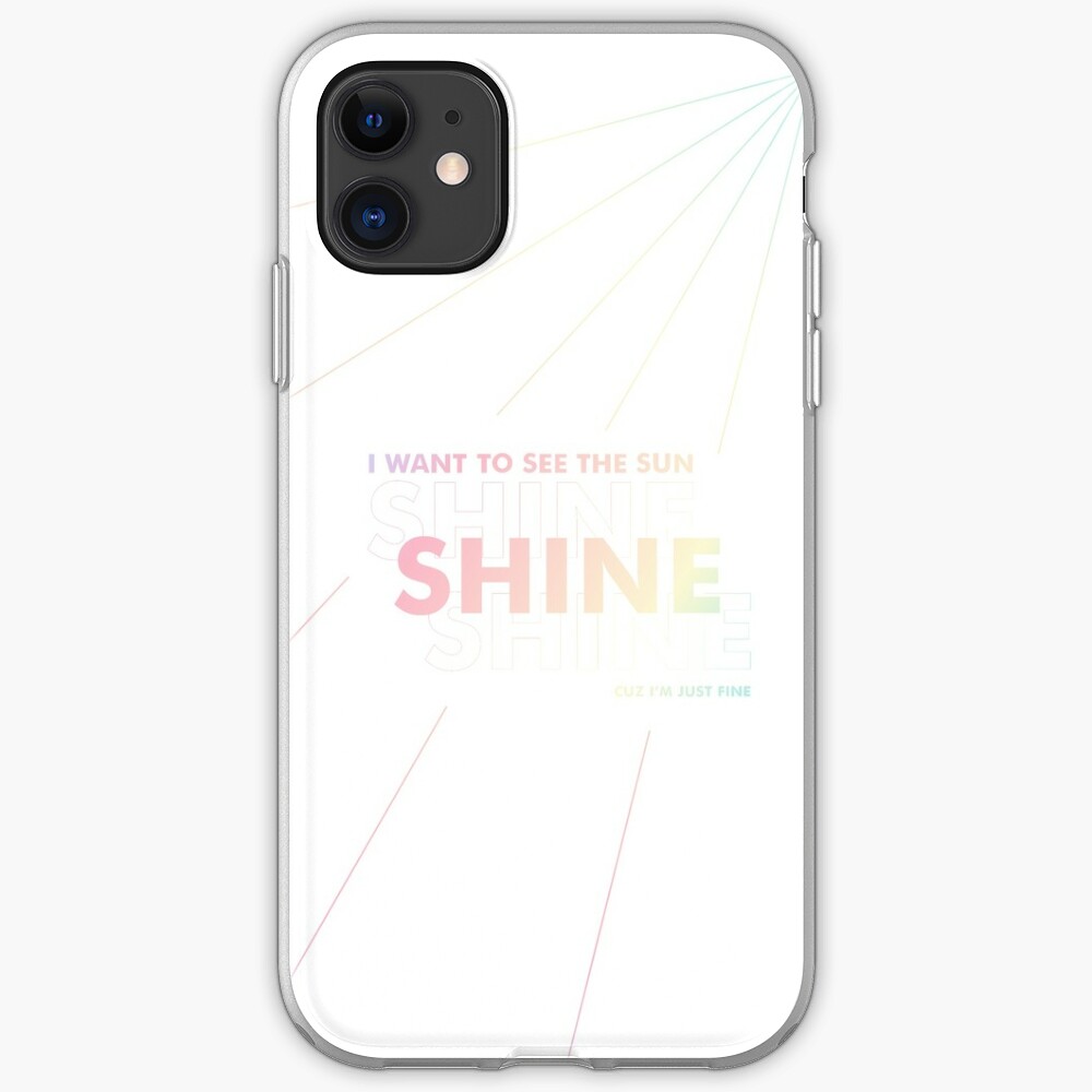 Bts I M Fine Lyrics Iphone Hulle Cover Von Imgoodimdone Redbubble