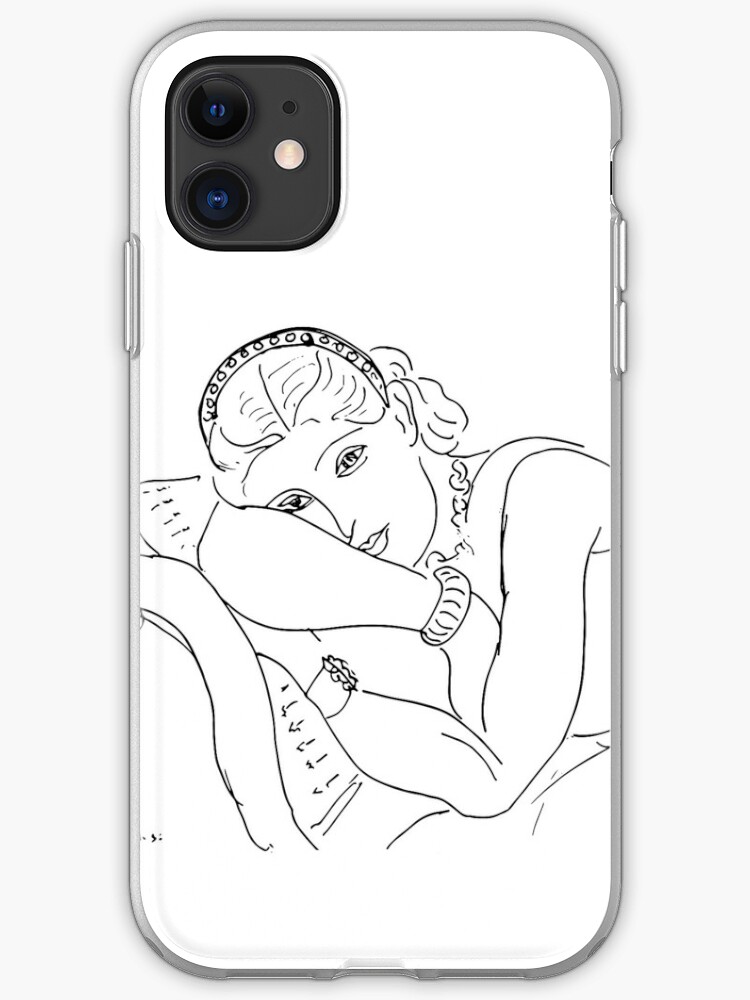 Funda Y Vinilo Para Iphone Henri Matisse Mujer Descansando Con