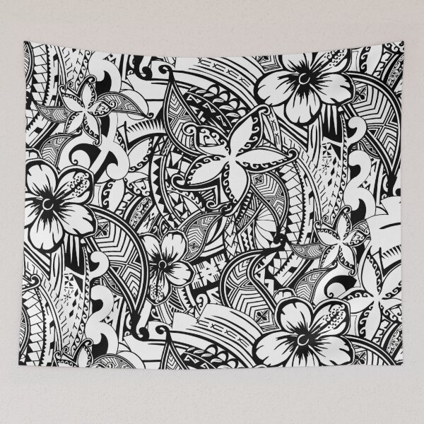 Item preview, It's Not Always Black Or White Polynesian Tattoos designed and sold by sunnthreads.