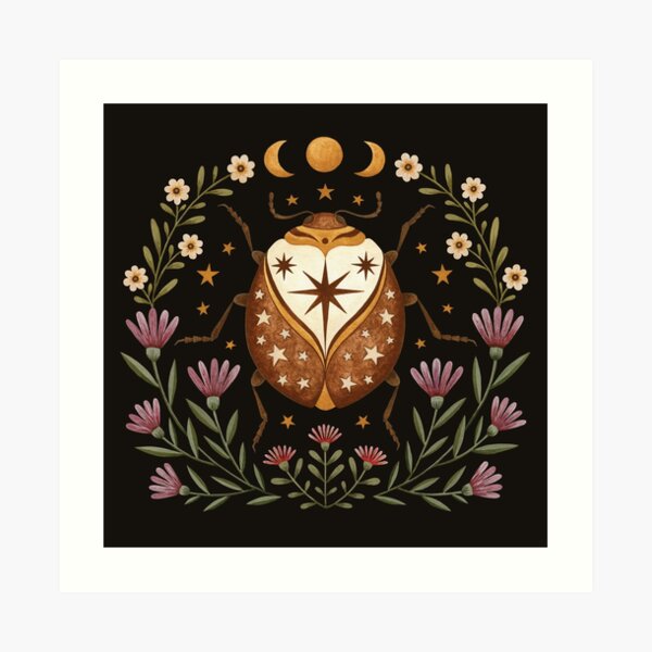 Magic beetle Art Print