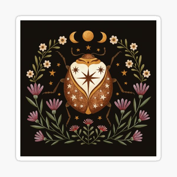 Magic beetle Sticker