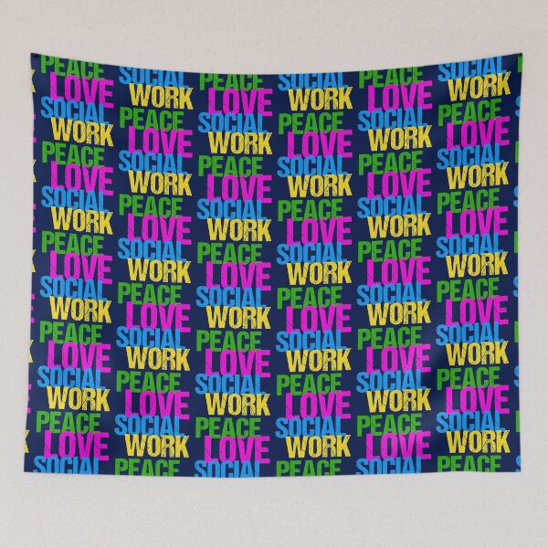 Item preview, Peace Love Social Work Gift for Social Workers designed and sold by Epic Love Designs.