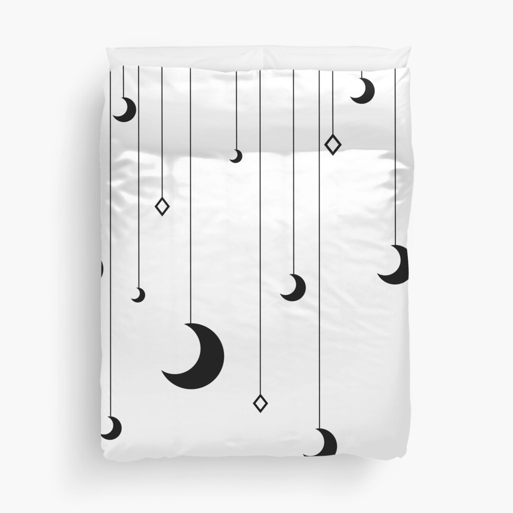 Kennah's Dream in Black and White Duvet Cover