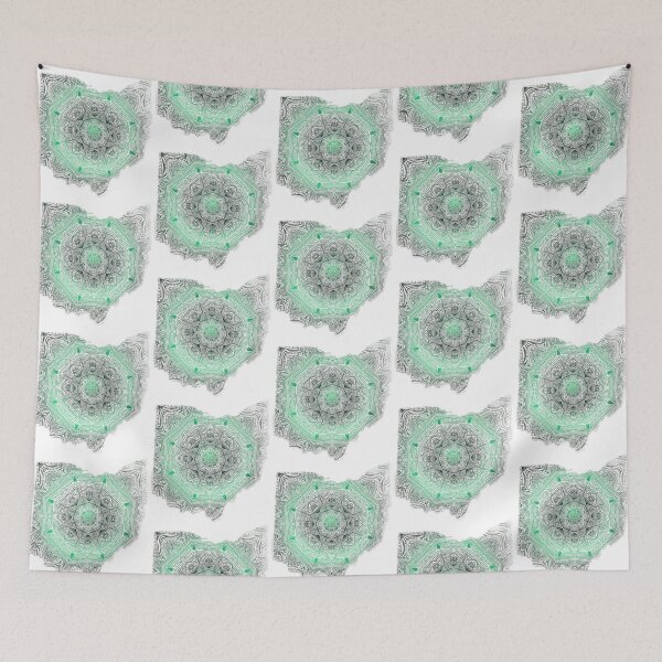 Item preview, Green Ohio Mandala  designed and sold by oddwatt.