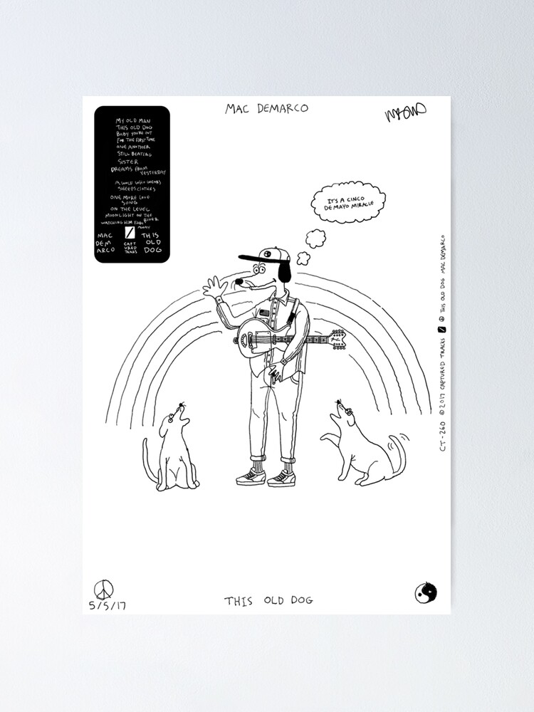 mac demarco this old dog limited edition poster