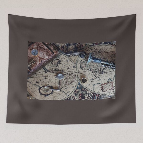 Item preview, Steampunk pirate treasure map designed and sold by Cinzia Murgia.