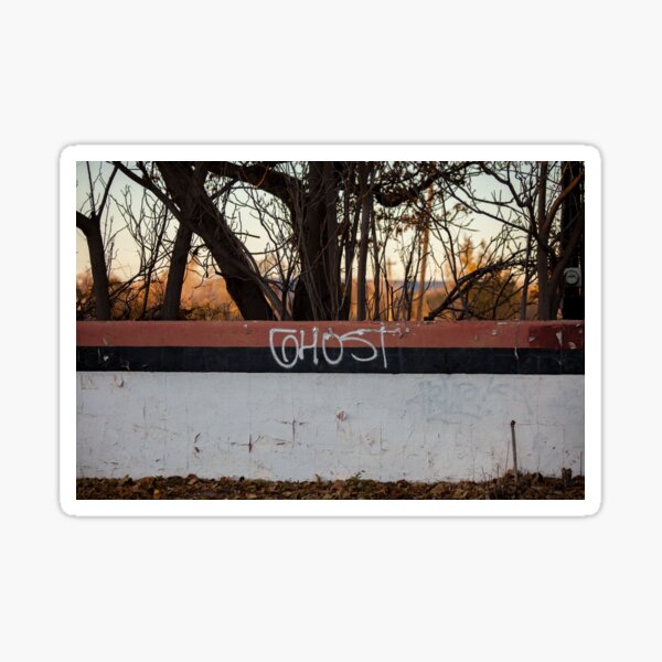 Ghost Tag Graffiti Sticker