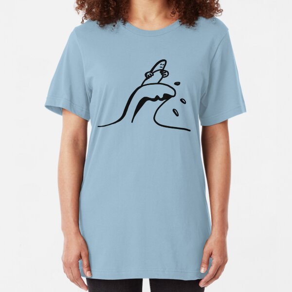 Surfer Dude Slim Fit T-Shirt