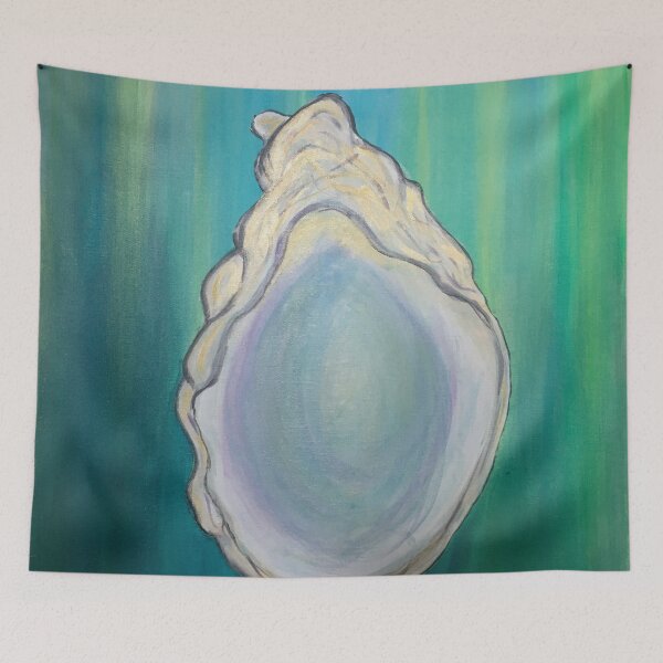 Item preview, Low Country Oyster Shell- Green designed and sold by AechJayinPigment.