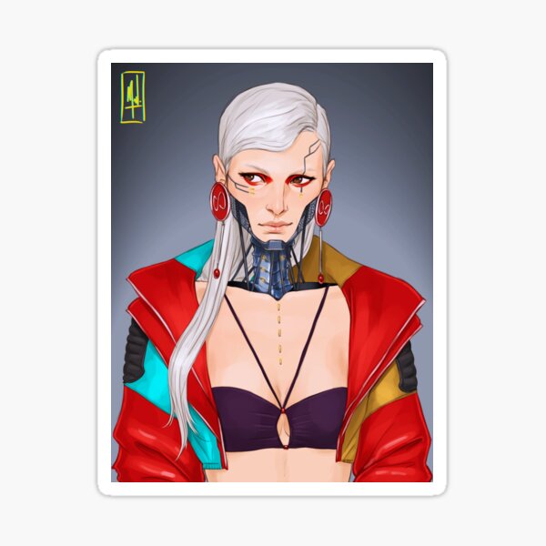 Cybergirl Sticker