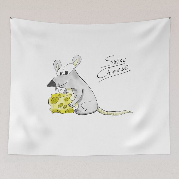 Item preview, Swiss Cheese Rat designed and sold by emkei3.