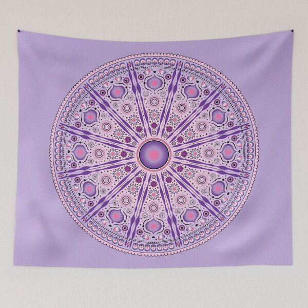 Item preview, Pink and Purple Modern Mandala 2 designed and sold by Elsy's Art.