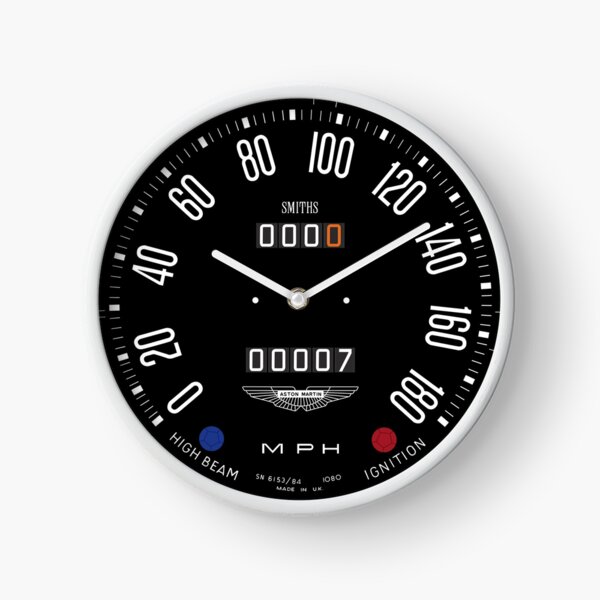 Classic Aston Martin DB5 Speedometer Dial/Gauge Clock