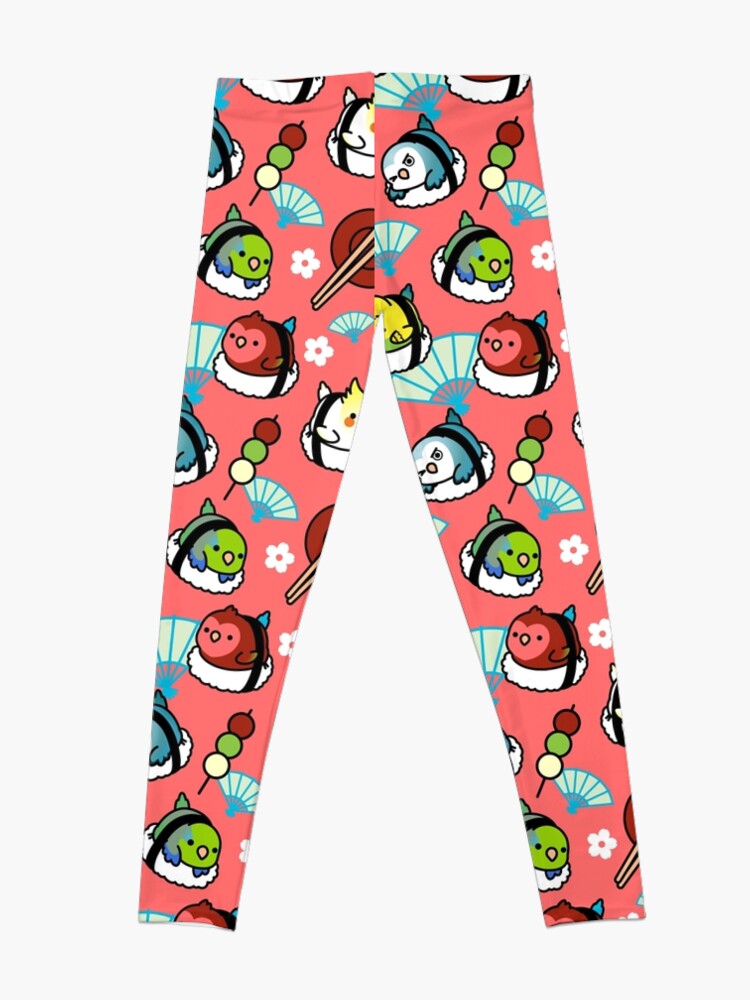Alternate view of Sushi Time with Cody the Lovebird & Friends Leggings