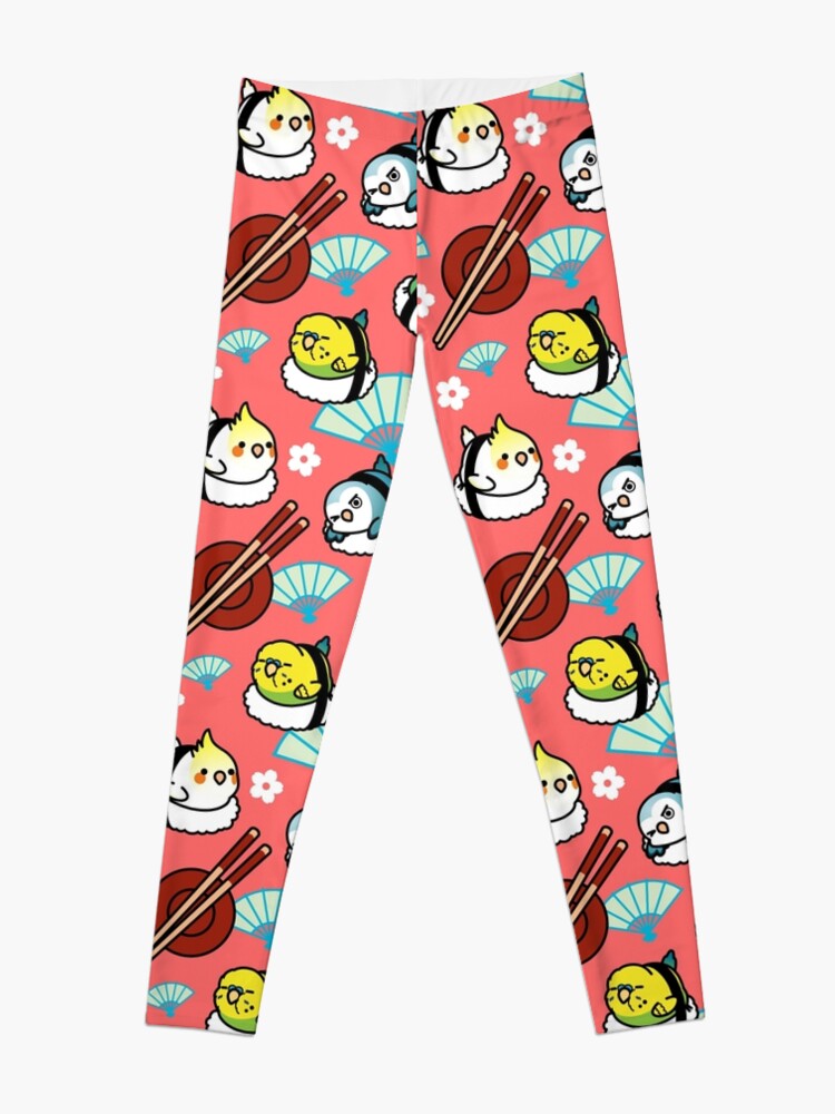 Alternate view of Sushi Time with Cody the Lovebird & Friends Leggings