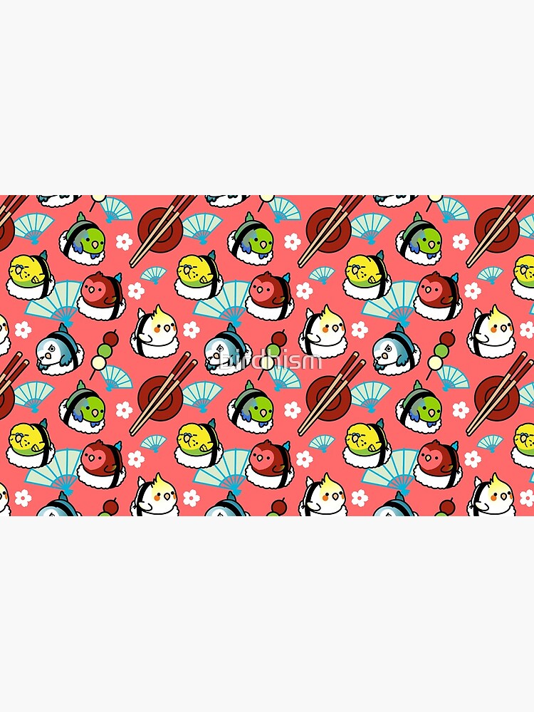 Sushi Time with Cody the Lovebird & Friends by birdhism
