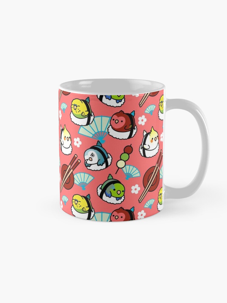 Alternate view of Sushi Time with Cody the Lovebird & Friends Mug