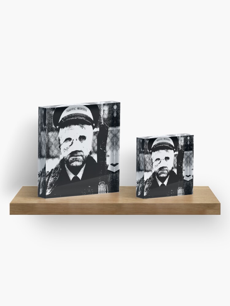 Alternate view of Threads Traffic Warden Acrylic Block