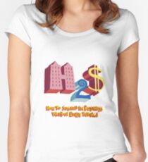 Camiseta entallada de cuello redondo Cómo tener éxito en los negocios sin realmente intentarlo