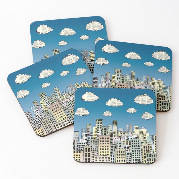 Item preview, The city of paper clouds designed and sold by mangulica.