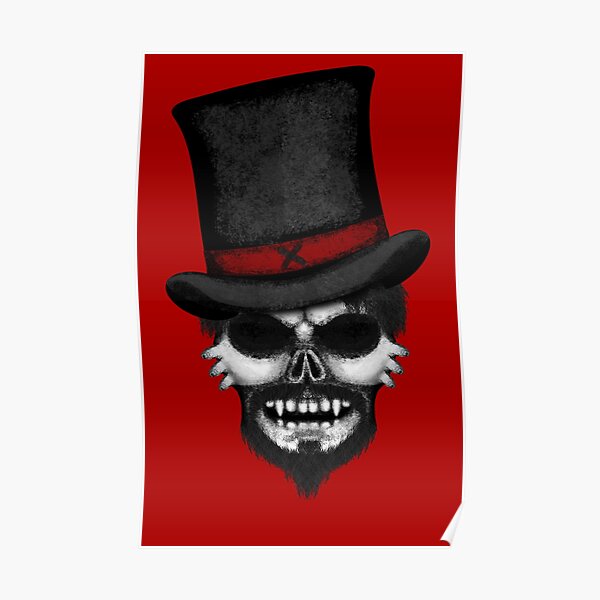 Errorface Gentleman Skull 2 Poster