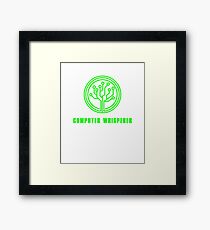 Computer Whisperer Framed Print