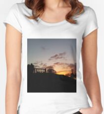 Fire in the Sky Women's Fitted Scoop T-Shirt