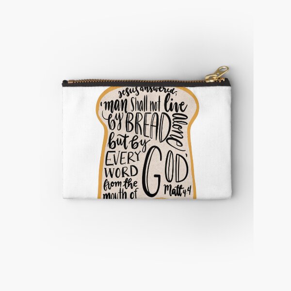 Item preview, Matthew 4:4 - Man shall not live by bread alone designed and sold by NewBranchStudio.