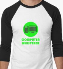 Computer Whisperer Men's Baseball ¾ T-Shirt