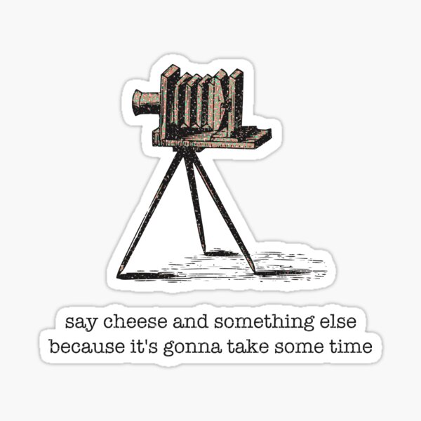Say Cheese And Something Else... Sticker