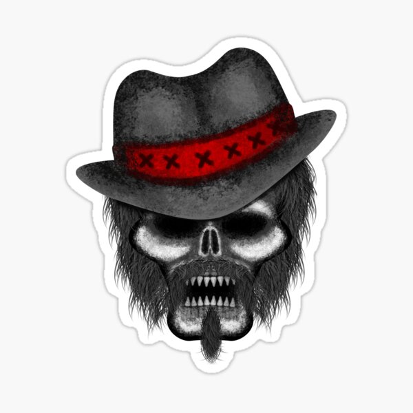 Errorface Gangster Skull Sticker