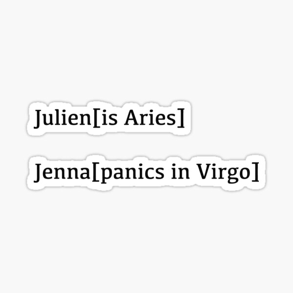 Item preview, A Virgo and an Aries designed and sold by scrambledtofu.