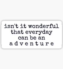 Anne of Green Gables Quote Sticker