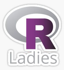 R Ladies Logo Sticker