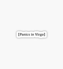 panique en vierge Sticker