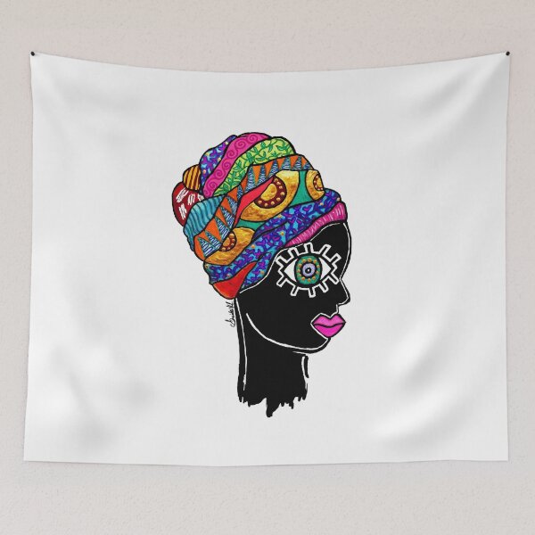 Item preview, african portrait designed and sold by Armyhu.