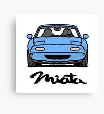 MX5 Miata NA Light Blue Canvas Print